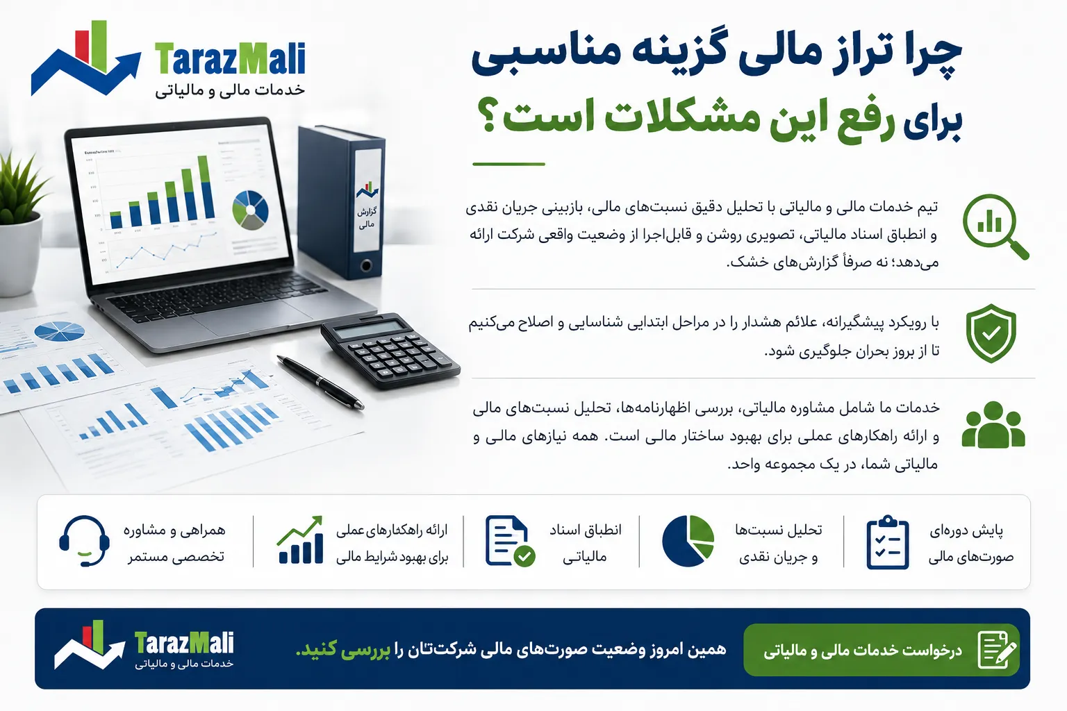 چرا تراز مالی گزینه مناسبی برای رفع این مشکلات است؟