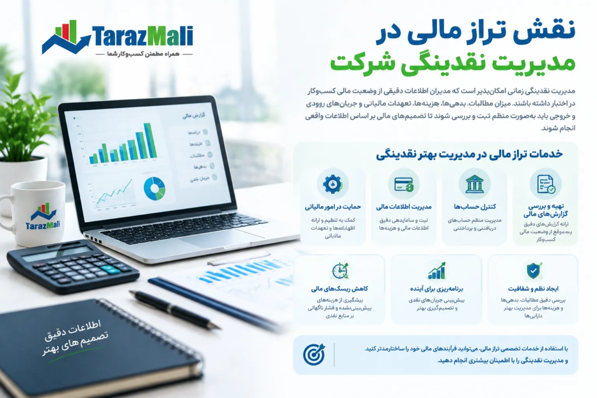 نقش تراز مالی در مدیریت نقدینگی شرکت